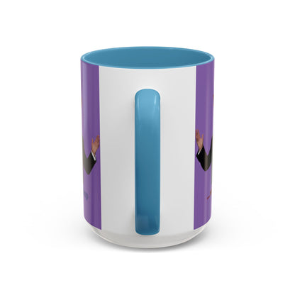 Trump...will be Trump Light Purple Accent Mug by theGreenDragonTavern.shop