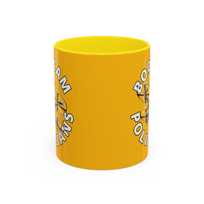 Bodycam the Politicians Drone Yellow Accent Mug by theGreenDragonTavern.shop