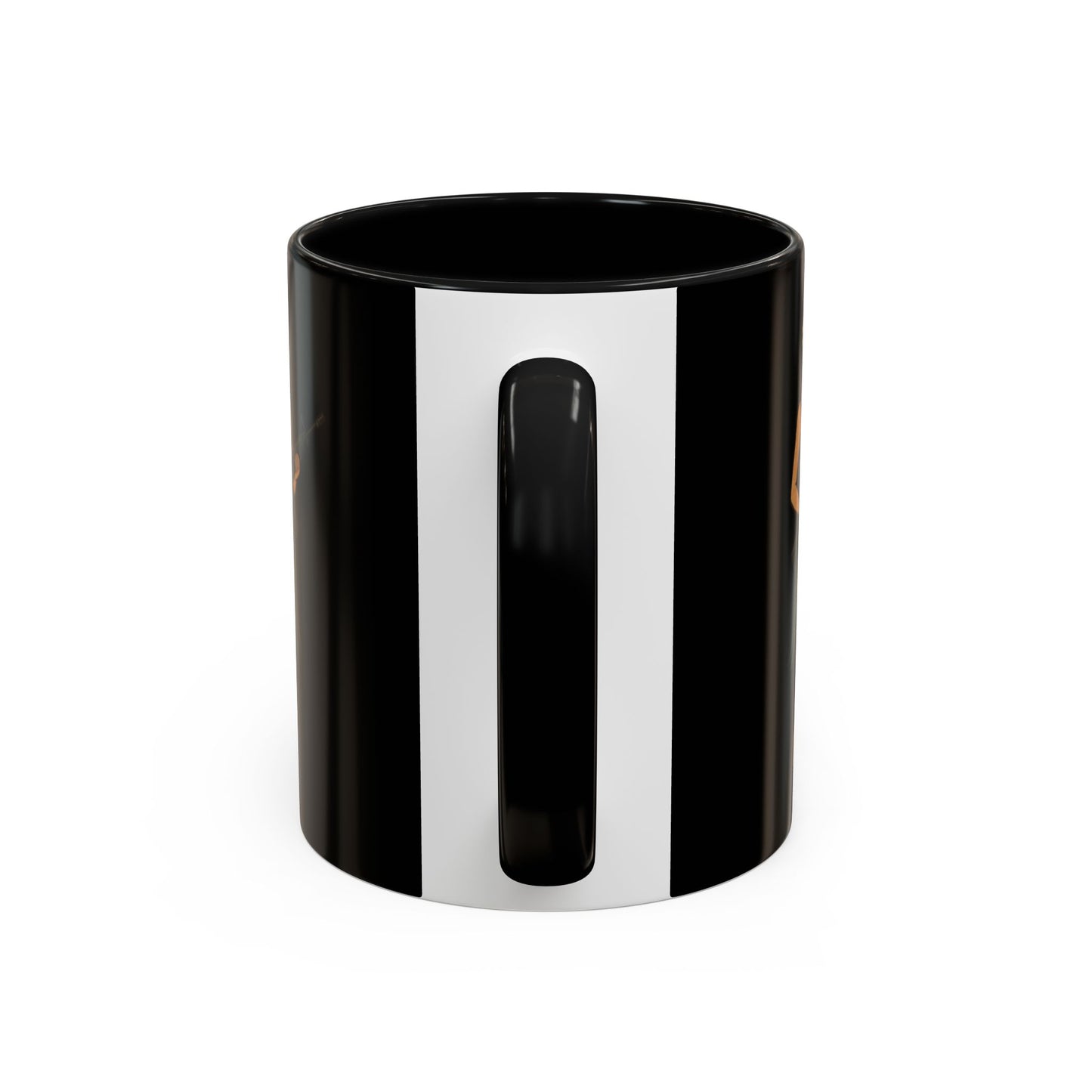 Hula Girl Packin' Heat Black Accent Mug by theGreenDragonTavern.shop