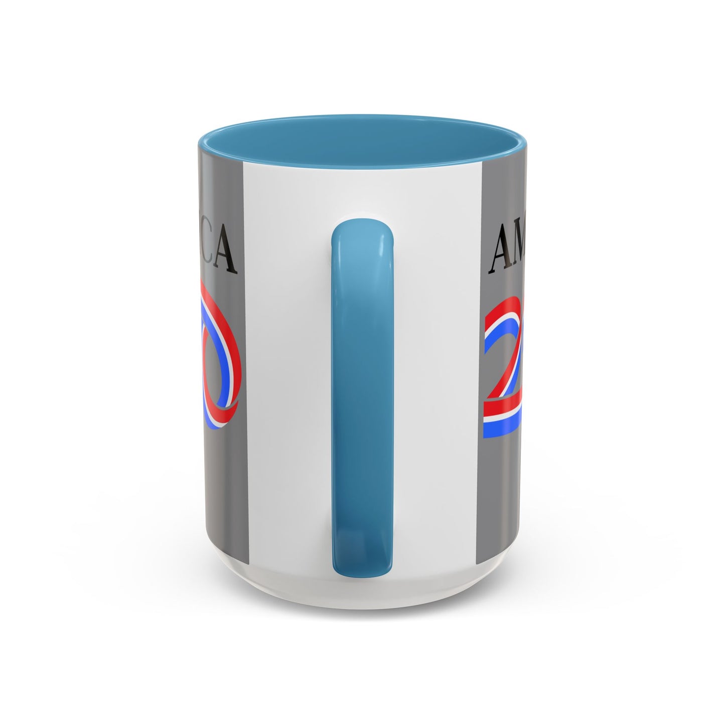 America 250 Grey Accent Mug by theGreenDragonTavern.shop