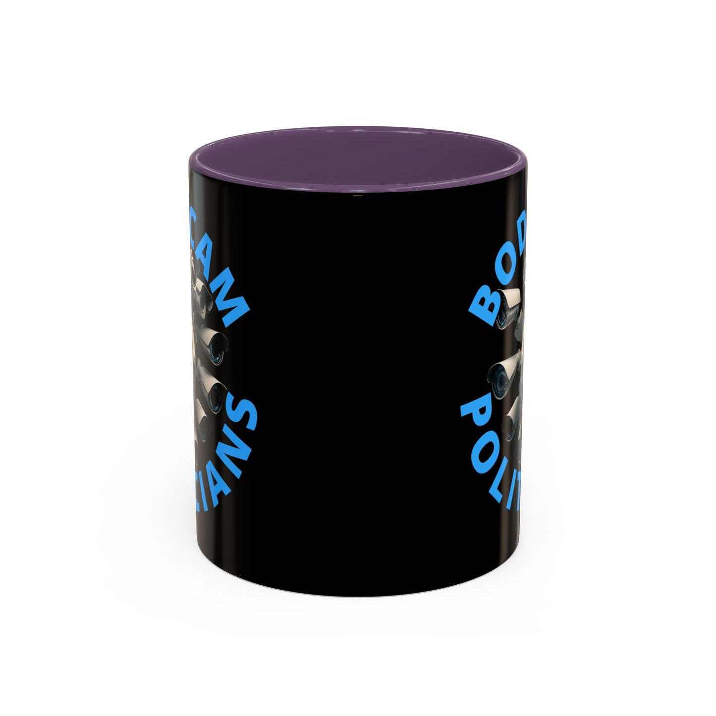 Bodycam the Politicians Cameras Black Accent Mug by theGreenDragonTavern.shop