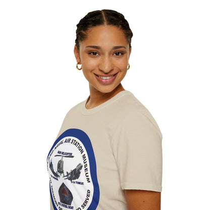 DNASM Student Art Navy Frame Lighter colors Unisex T-Shirt by theGreenDragonTavern.shop