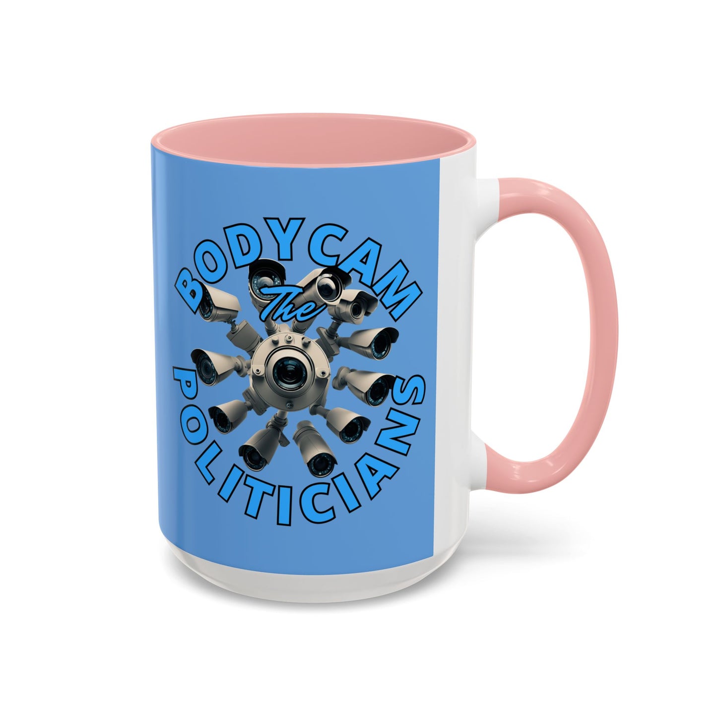 Bodycam the Politicians Cameras Accent Mug by theGreenDragonTavern.shop