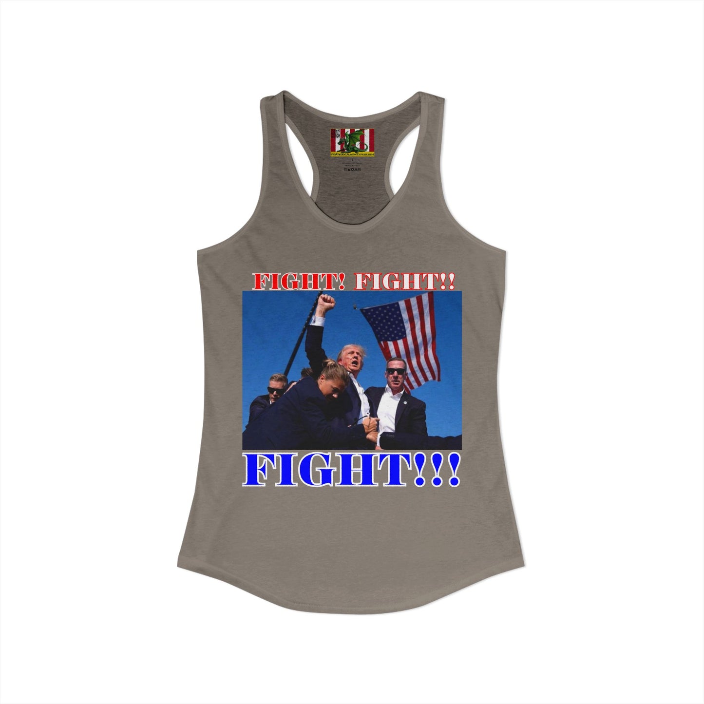 FIGHT! FIGHT!! FIGHT!!! Women's Racerback Tank Top by theGreenDragonTavern.shop