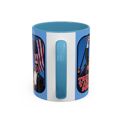 Trump and Vance 2024 Accent Mug by theGreenDragonTavern.shop