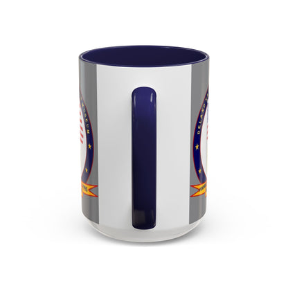 DeLand Naval Air Station Museum Grey Accent Mug by theGreenDragonTavern.shop