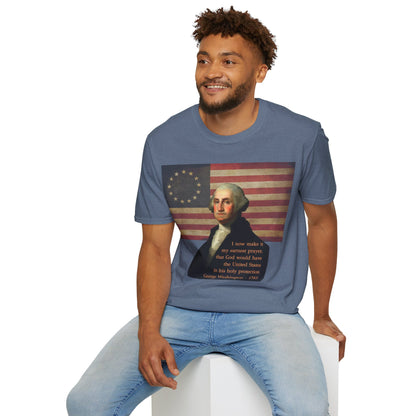 Washington's Earnest Prayer Dark colors Unisex T-Shirt by theGreenDragonTavern.shop