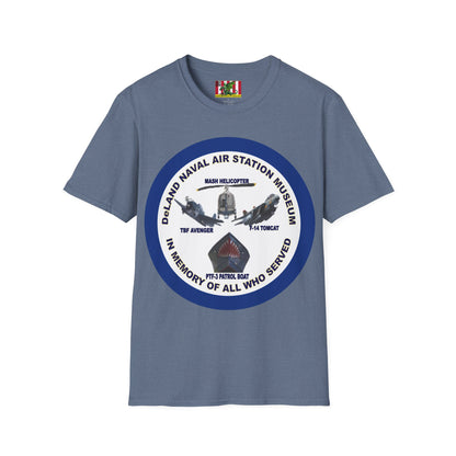 DNASM Student Art Navy Frame Darker colors Unisex T-Shirt by theGreenDragonTavern.shop