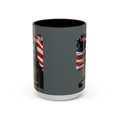 "I Have a Dream" MLKJr Grey Accent Mug by theGreenDragonTavern.shop
