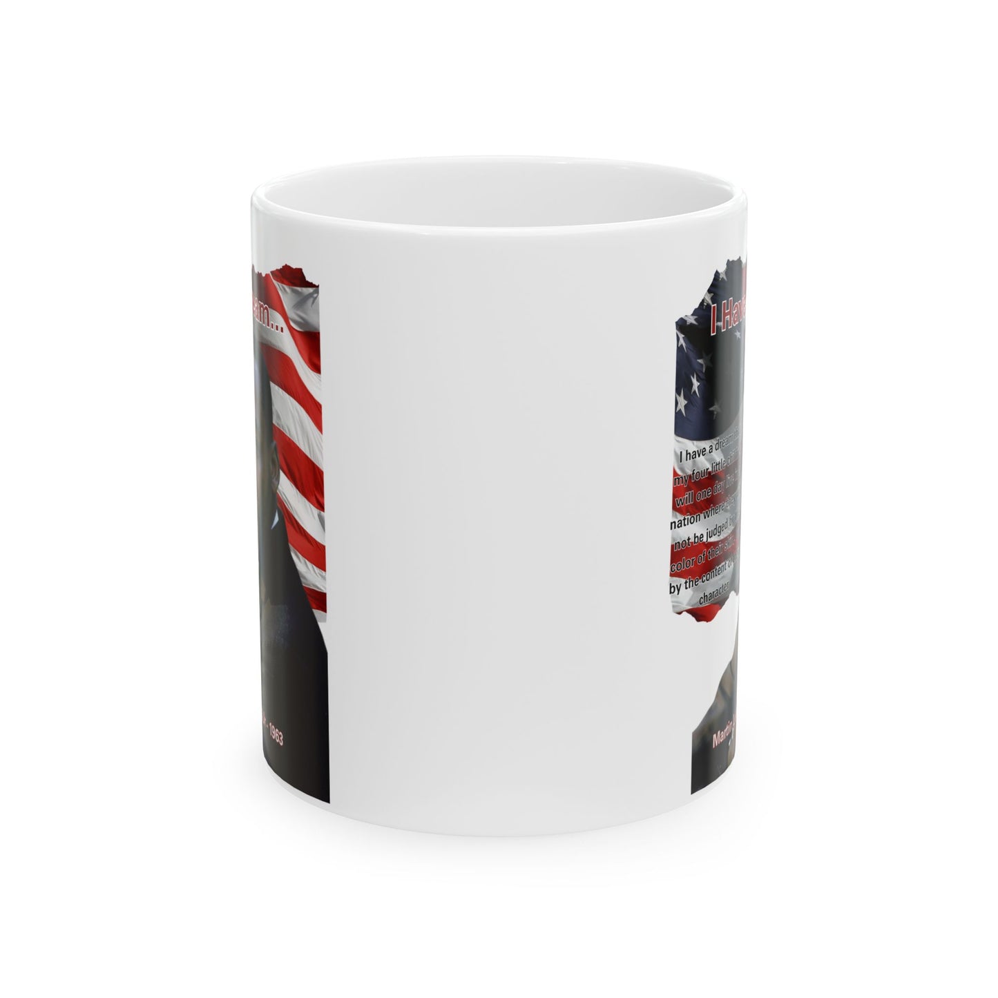 "I Have a Dream" MLKJr White Mug by theGreenDragonTavern.shop