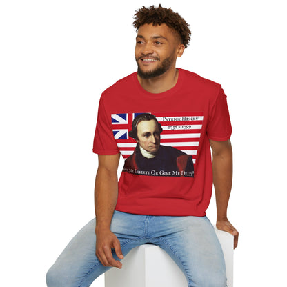 Patrick Henry Light colors Unisex T-Shirt by theGreenDragonTavern.shop