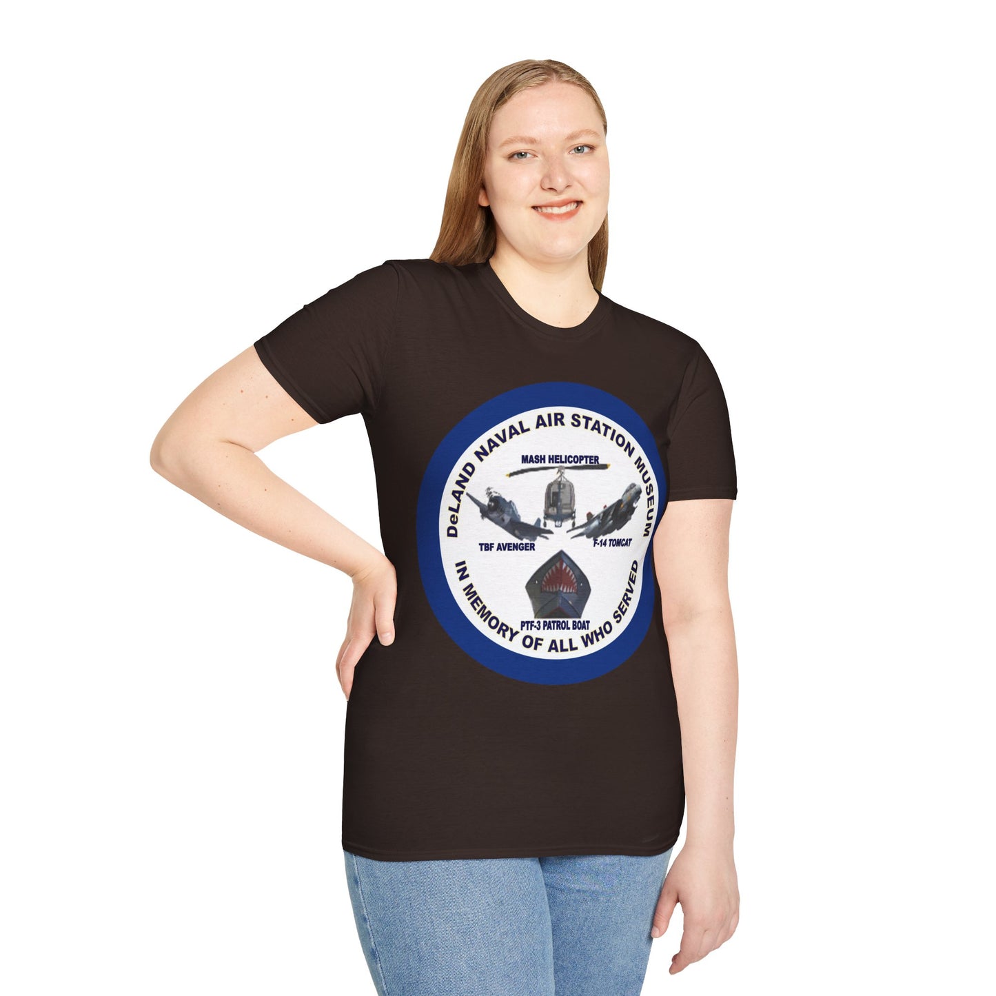 DNASM Student Art Navy Frame Darker colors Unisex T-Shirt by theGreenDragonTavern.shop