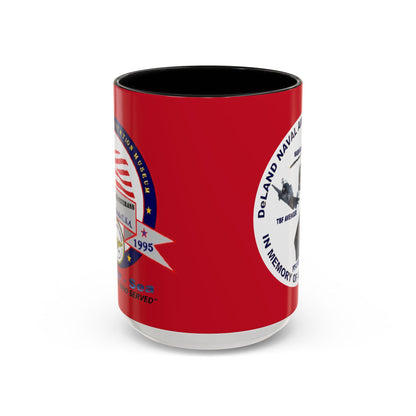 DNASM 2-sided, Founding & Student Art w/WhiteBG Red Accent Mug by theGreenDragonTavern.shop