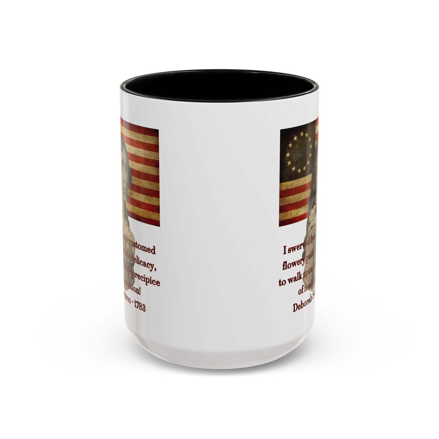 Deborah Sampson, America's Mulan White Accent Mug by theGreenDragonTavern.shop