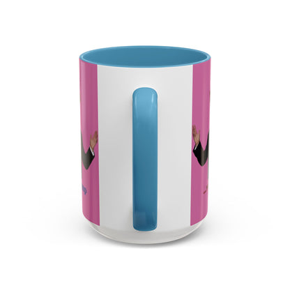 Trump...will be Trump Pink Accent Mug by theGreenDragonTavern.shop