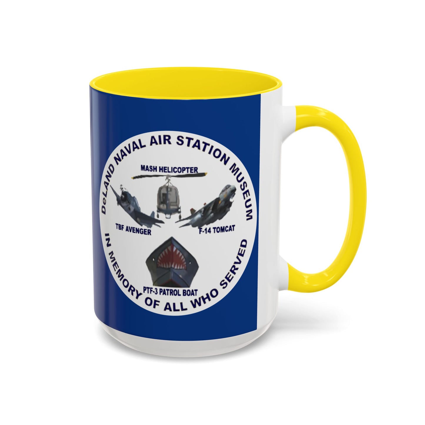 DNASM Student Art Blue Accent Mug by theGreenDragonTavern.shop