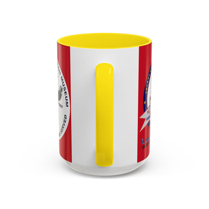 DNASM 2-sided, Founding & Student Art w/WhiteBG Red Accent Mug by theGreenDragonTavern.shop