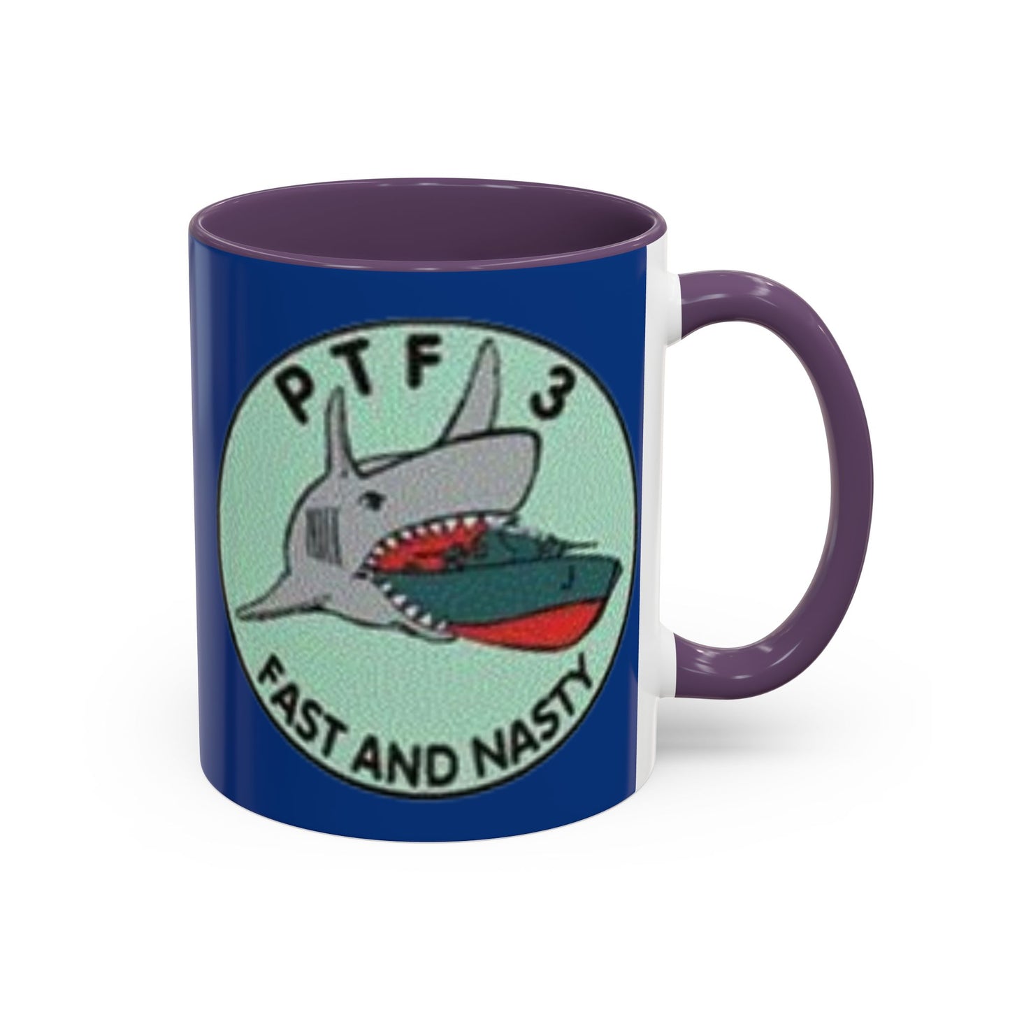 DNASM PTF-3 Blue Accent Mug by theGreenDragonTavern.shop