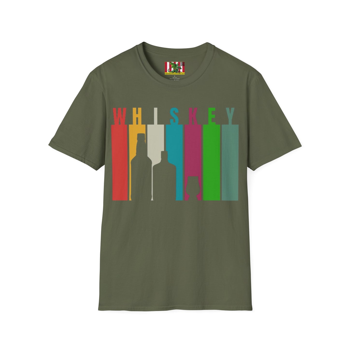 Whiskey spelled with an 'e' DKcolors Unisex T-Shirt by theGreenDragonTavern.shop