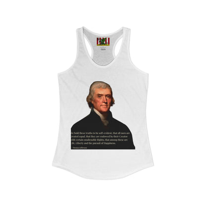 We hold these truths to be self-evident Women's Racerback Tank Top by theGreenDragonTavern.shop