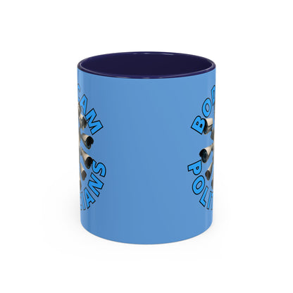 Bodycam the Politicians Cameras Blue Accent Mug by theGreenDragonTavern.shop
