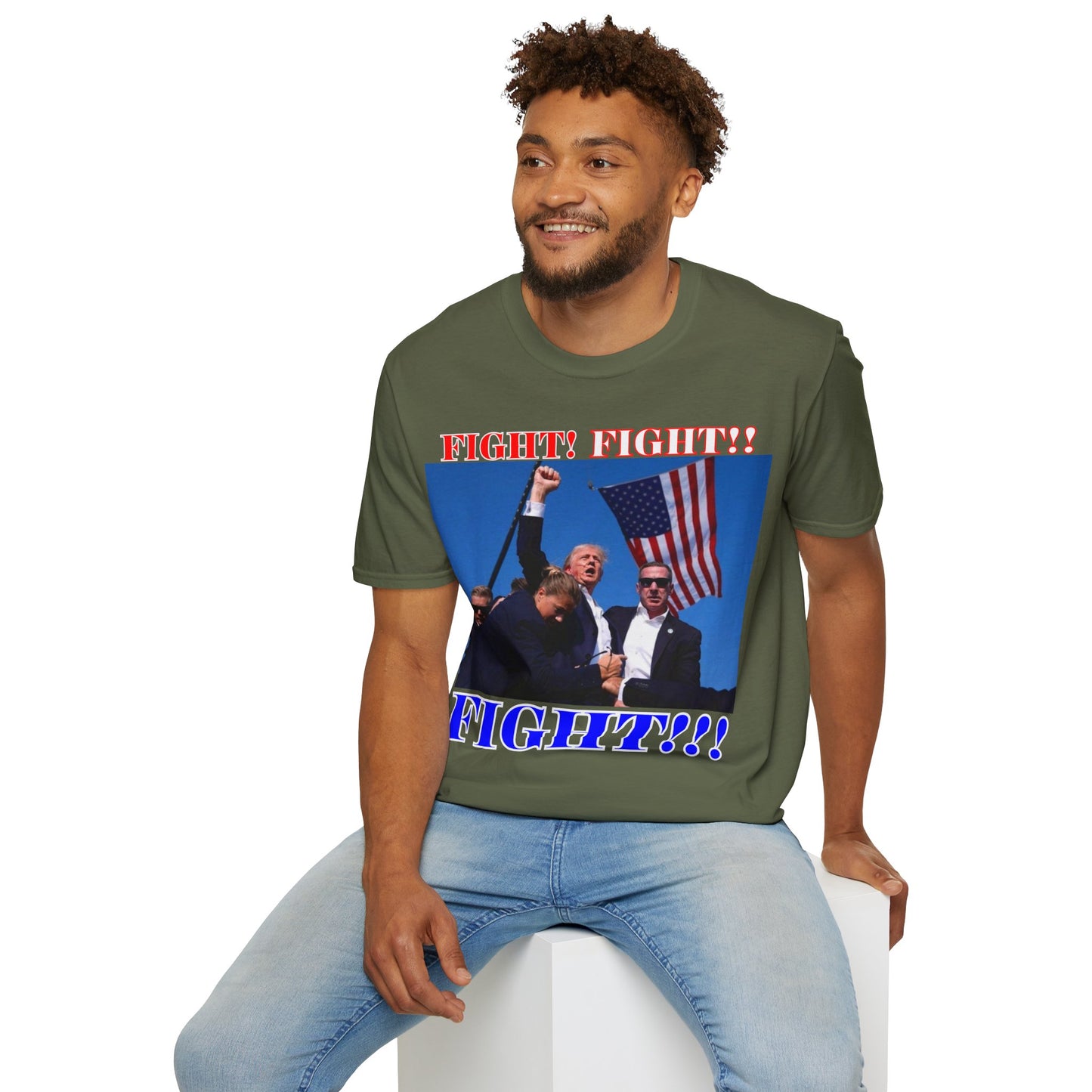 FIGHT! FIGHT!! FIGHT!!! Dark colors Unisex T-Shirt by theGreenDragonTavern.shop