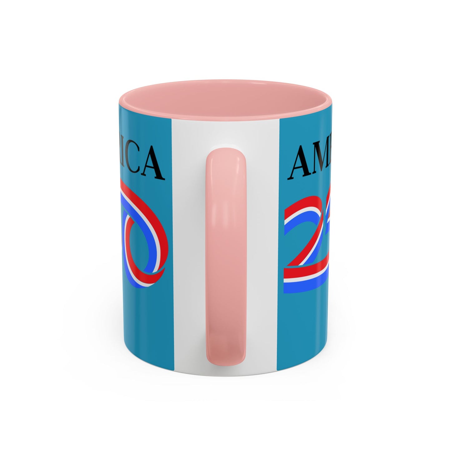 America 250 Turquoise Accent Mug by theGreenDragonTavern.shop