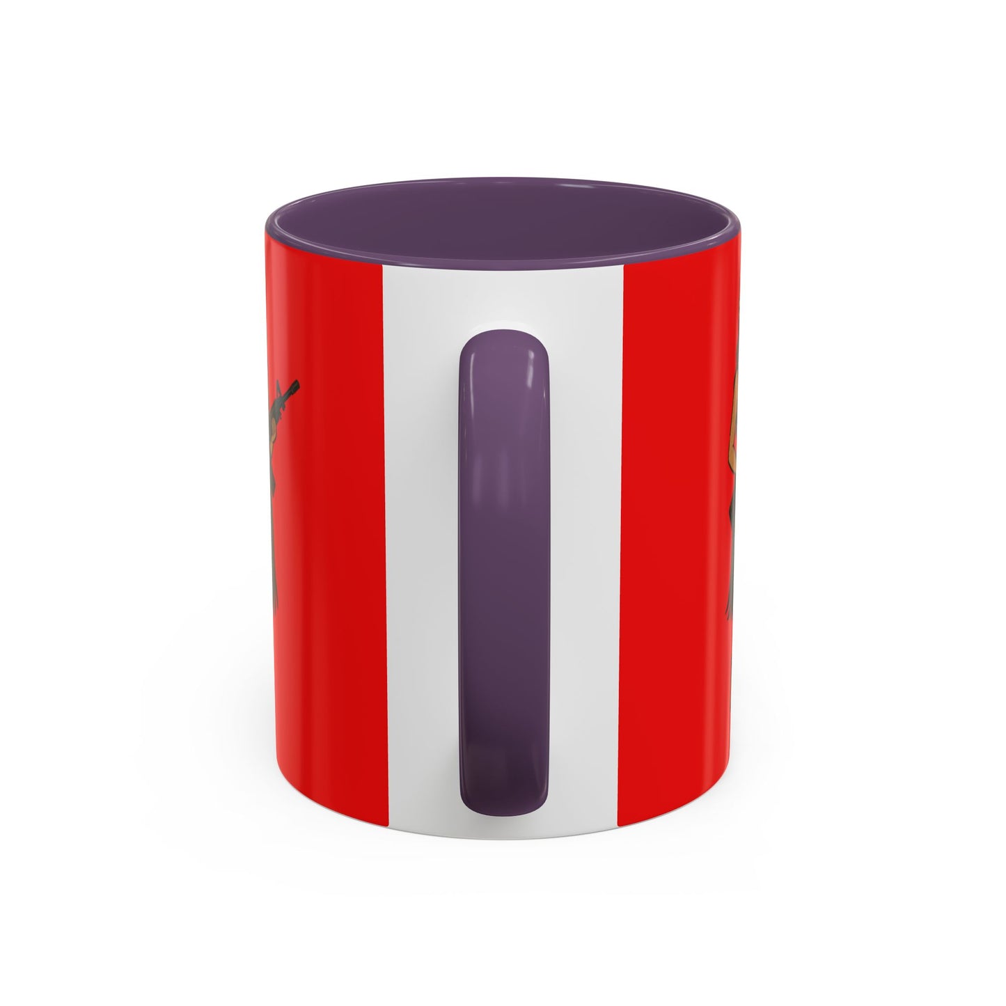 Hula Girl Packin' Heat Red Accent Mug by theGreenDragonTavern.shop