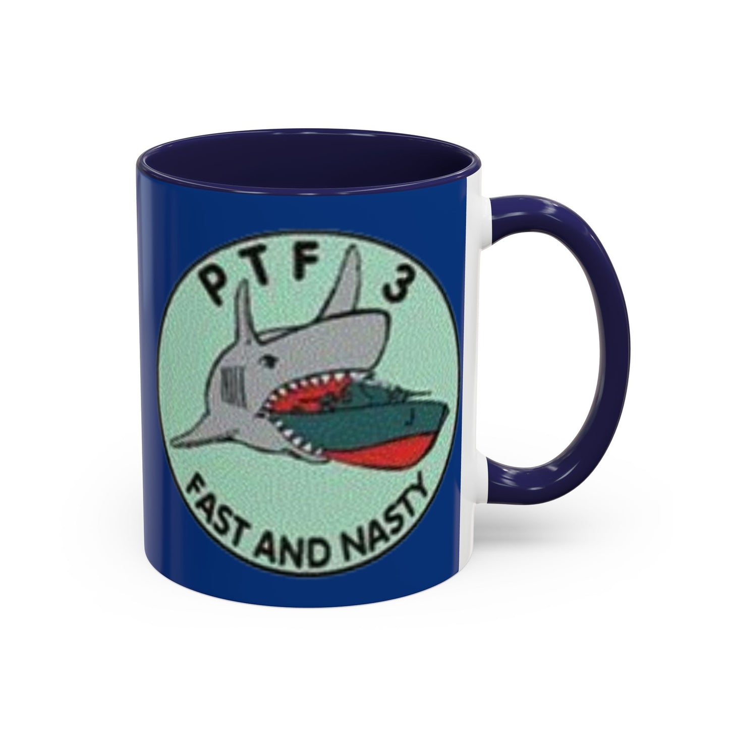 DNASM PTF-3 Blue Accent Mug by theGreenDragonTavern.shop