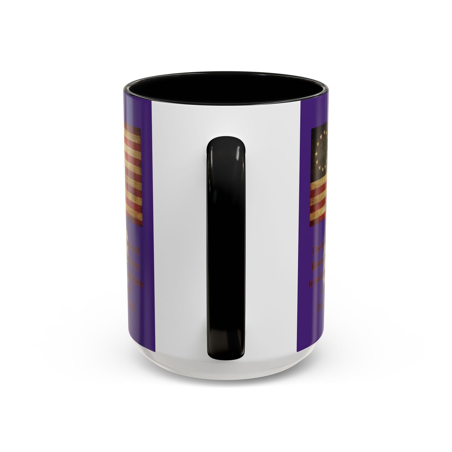 Deborah Sampson, America's Mulan Dark Purple Accent Mug by theGreenDragonTavern.shop