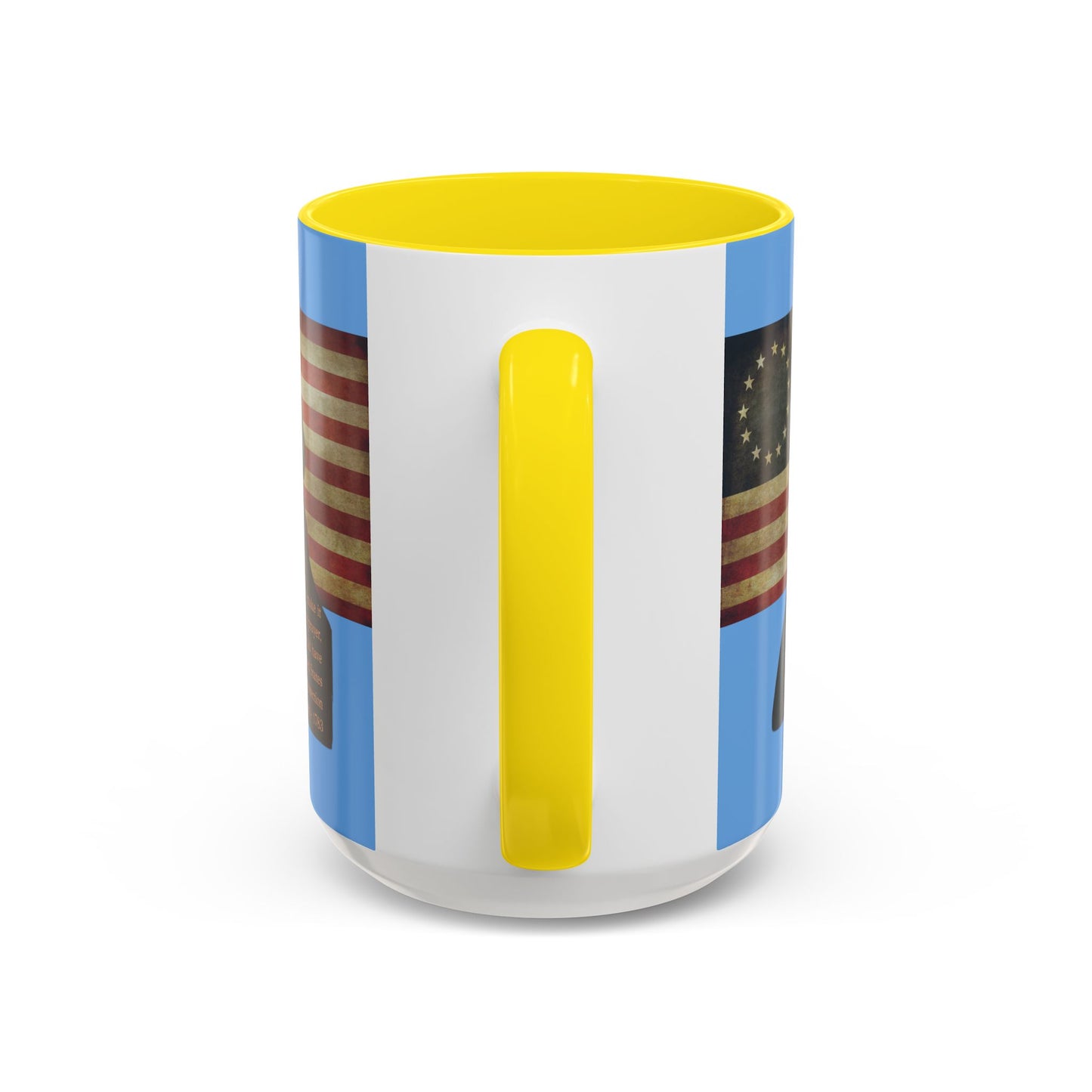 Washington's Earnest Prayer Light Blue Accent Mug by theGreenDragonTavern.shop