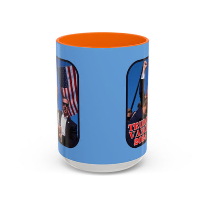 Trump and Vance 2024 Accent Mug by theGreenDragonTavern.shop