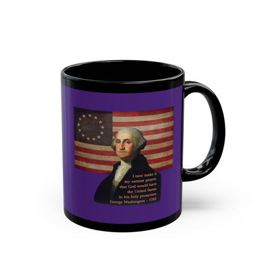 Washington's Earnest Prayer Purple Mug by theGreenDragonTavern.shop