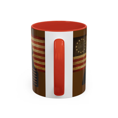 Washington's Earnest Prayer Brown Accent Mug by theGreenDragonTavern.shop