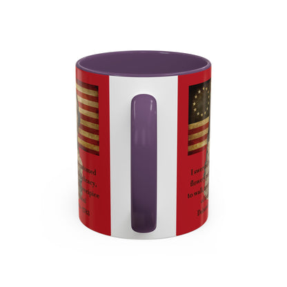 Deborah Sampson, America's Mulan Red Accent Mug by theGreenDragonTavern.shop