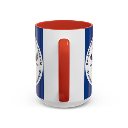 DNASM Student Art Blue Accent Mug by theGreenDragonTavern.shop