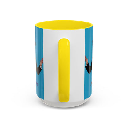 Trump...will be Trump Turquoise Accent Mug by theGreenDragonTavern.shop