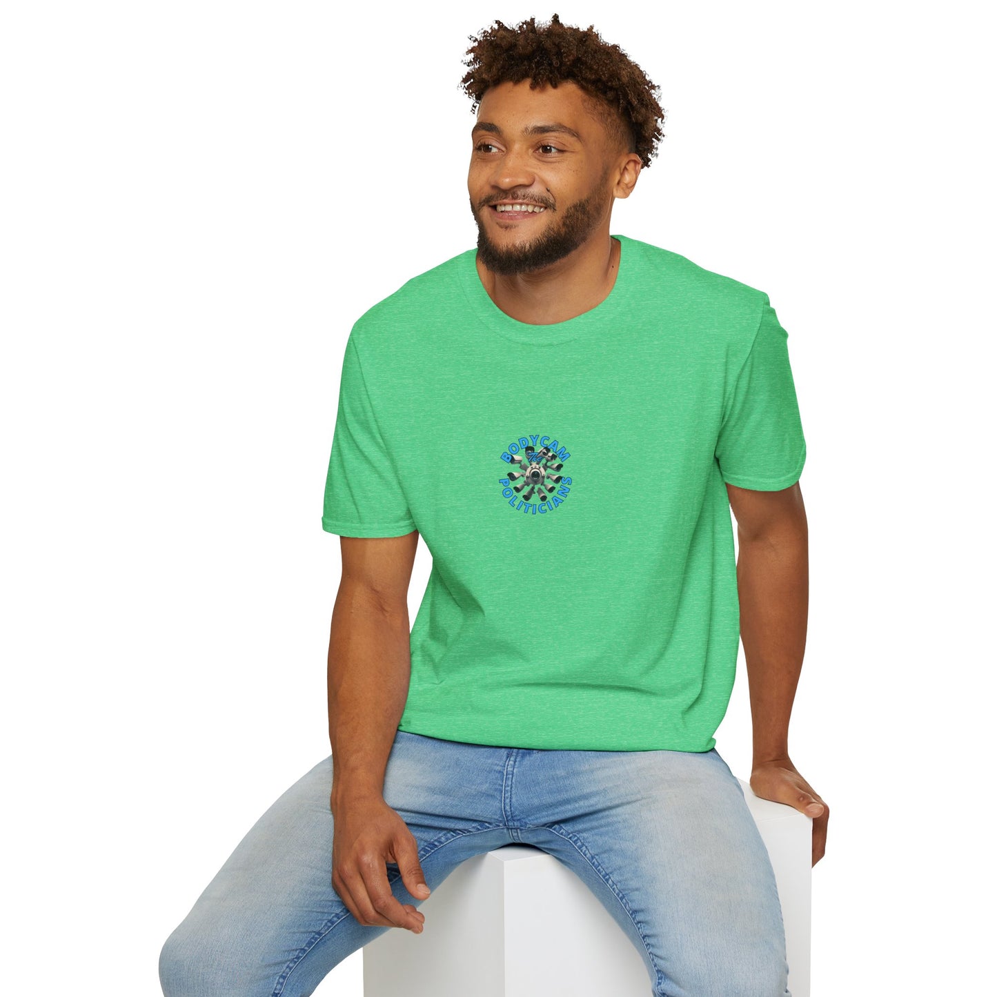 2-sided, Bodycam the Politicians Cameras Dark colors Unisex T-Shirt by theGreenDragonTavern.shop