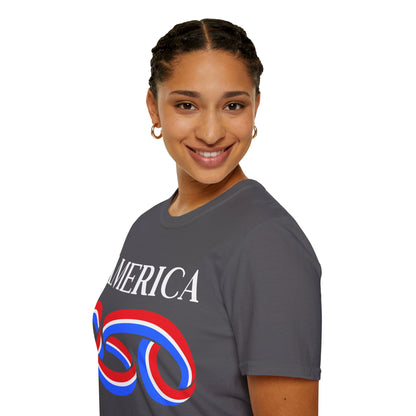 America 250 White font, Dark colors, Unisex T-Shirt by theGreenDragonTavern.shop