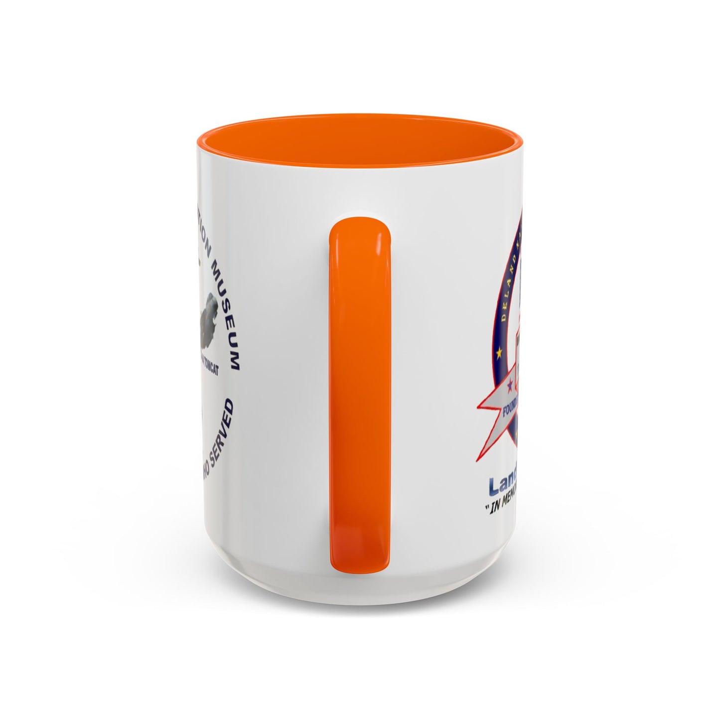 DNASM 2-sided, Founding & Student Art White Accent Mug by theGreenDragonTavern.shop