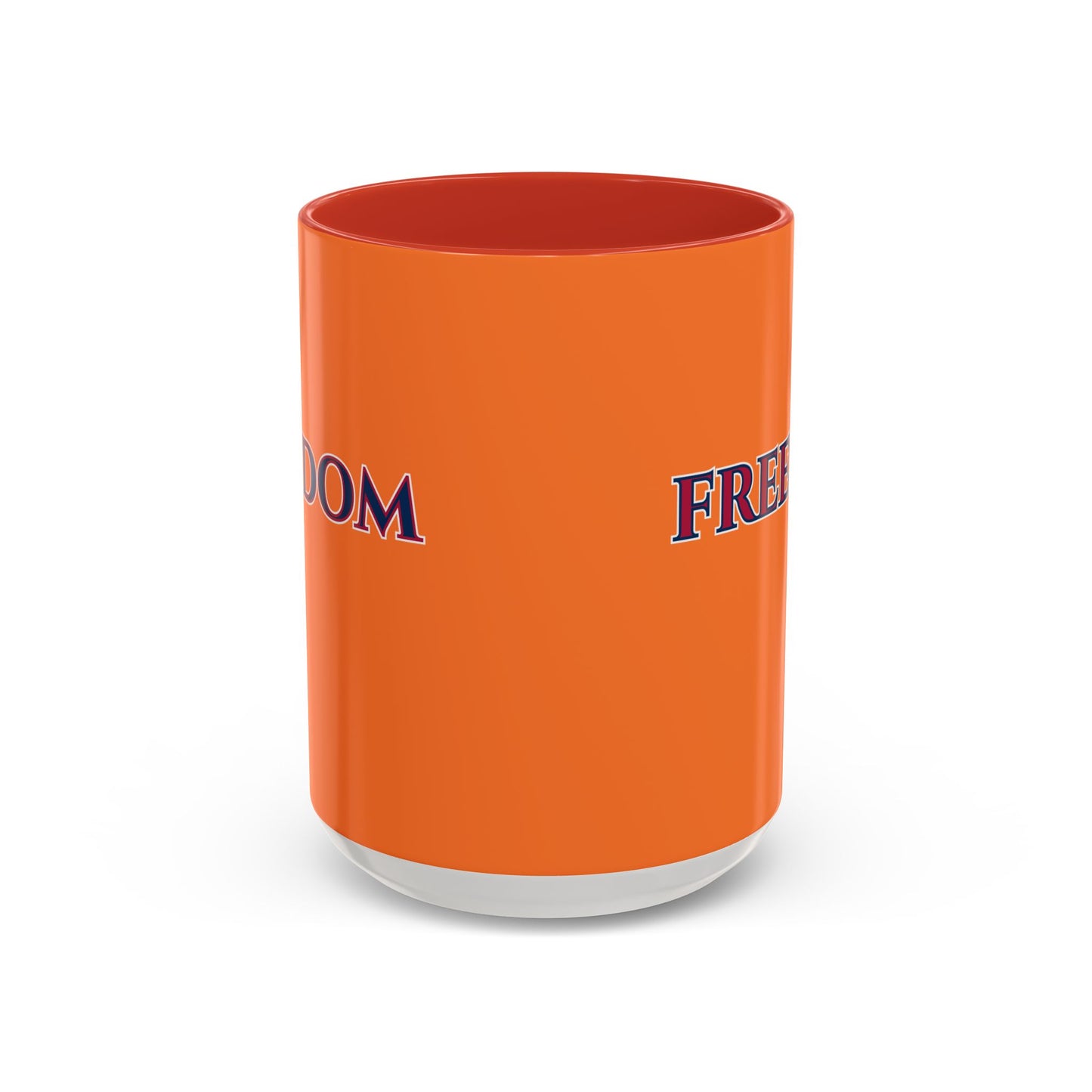 Freedom, Orange Accent Mug by theGreenDragonTavern.shop
