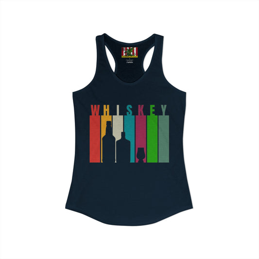 Whiskey spelled with an 'e' Women's Racerback Tank Top by theGreenDragonTavern.shop