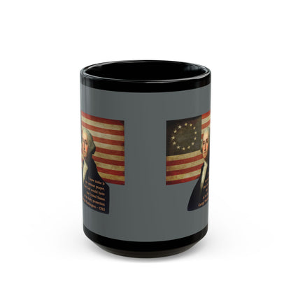 Washington's Earnest Prayer Grey Mug by theGreenDragonTavern.shop