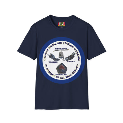 DNASM Student Art Navy Frame Darker colors Unisex T-Shirt by theGreenDragonTavern.shop