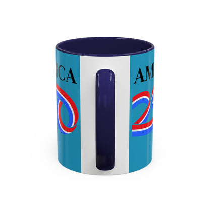 America 250 Turquoise Accent Mug by theGreenDragonTavern.shop