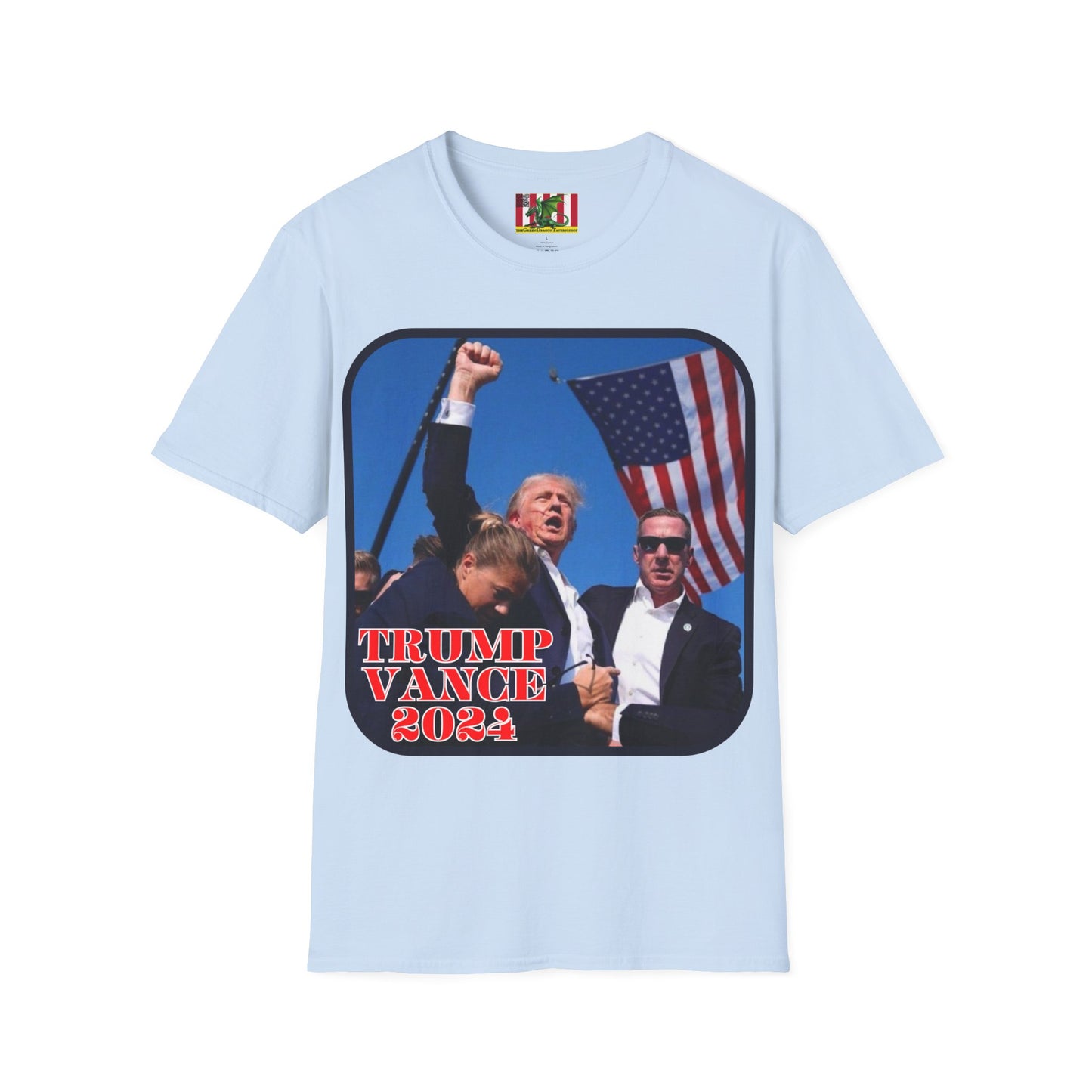Trump and Vance 2024 Light colors Unisex T-Shirt by theGreenDragonTavern.shop