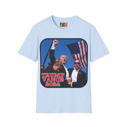 Trump and Vance 2024 Light colors Unisex T-Shirt by theGreenDragonTavern.shop