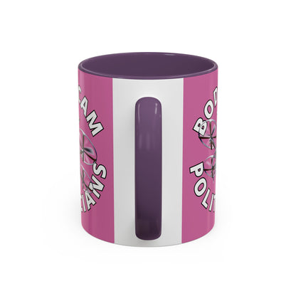 Bodycam the Politicians Drone Pink Accent Mug by theGreenDragonTavern.shop