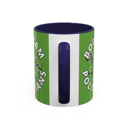 Bodycam the Politicians Drone Green Accent Mug by theGreenDragonTavern.shop