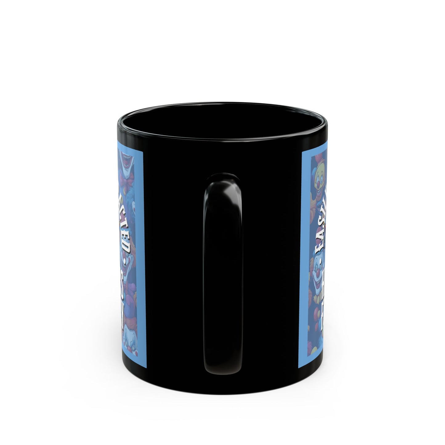 Easily Distracted by Heinous Fuckery Little Jinx Light Blue Mug by theGreenDragonTavern.shop